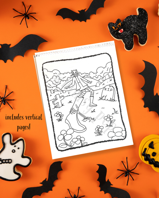 Whimsy-Ween: Halloween Mini Coloring Book